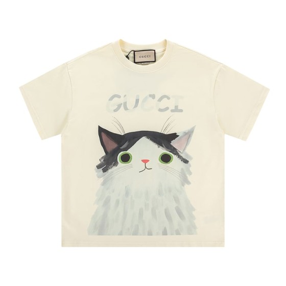 Gucci Early Spring Collection High-Weight Short-Sleeve